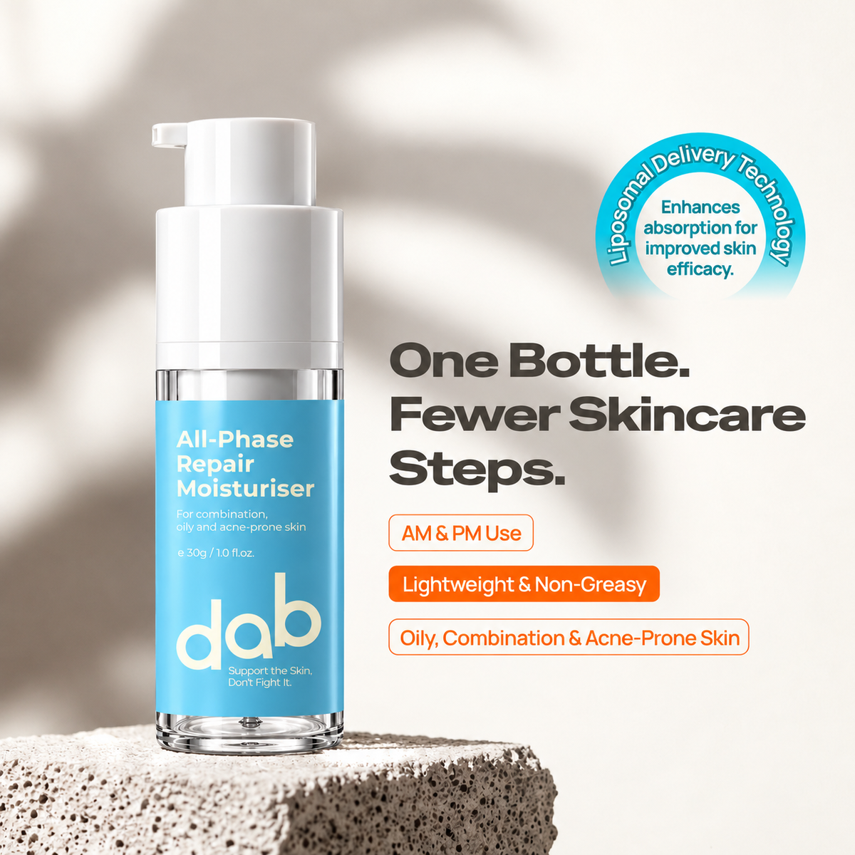 DAB All Phase Repair Moisturiser 30G